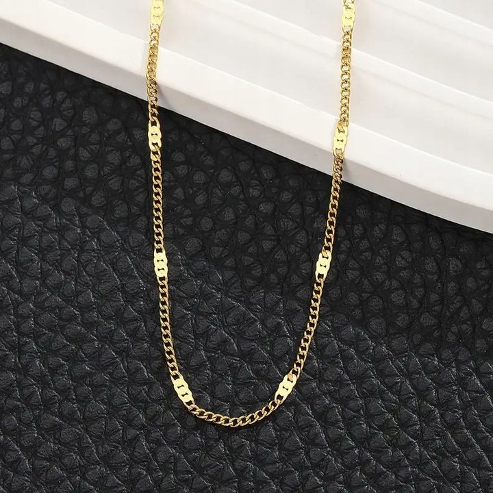 Naszyjnik Złoty Łańcuszek 40 Cm Stal Chirurgiczna