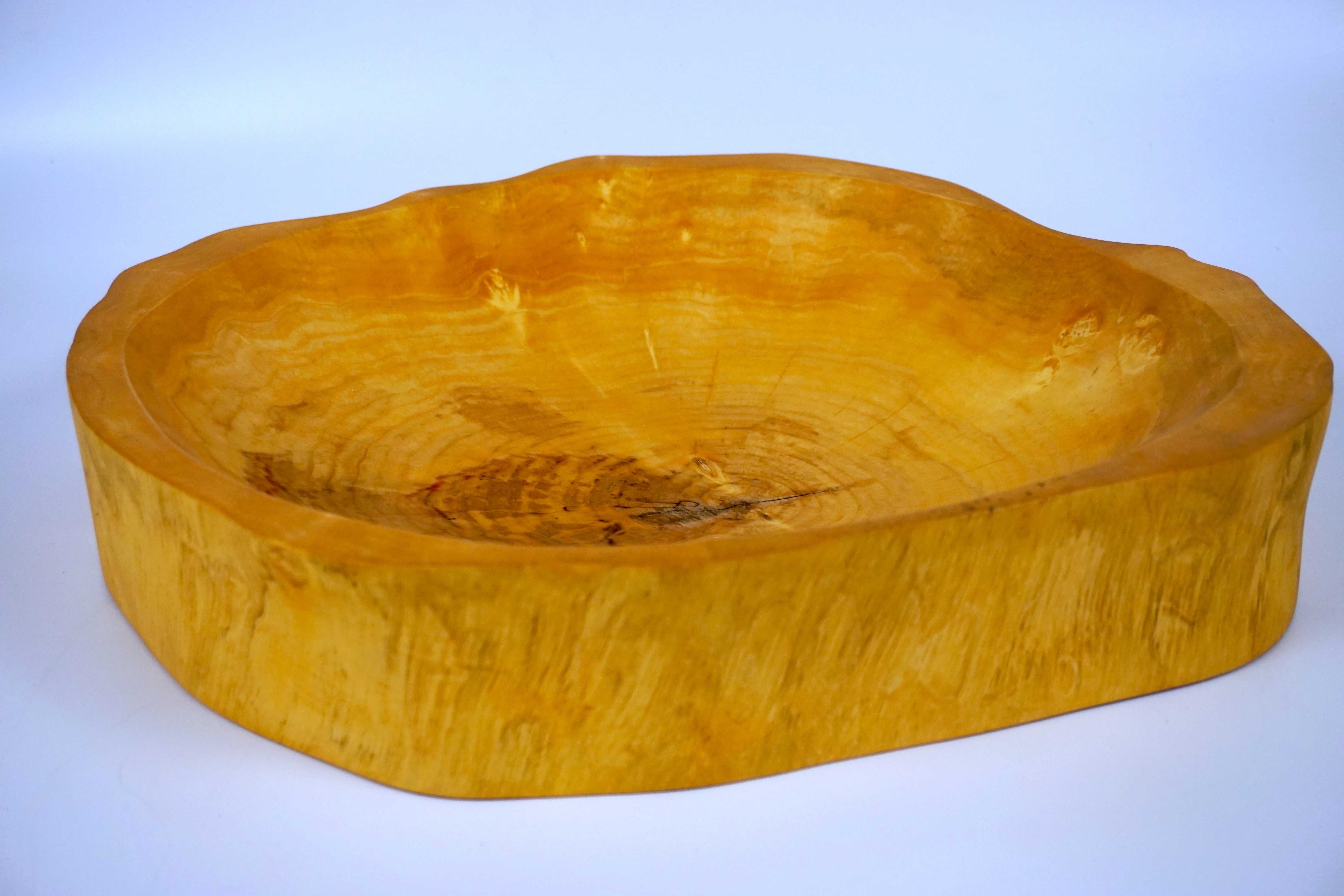 Duża patera z plastra klonu 40 cm