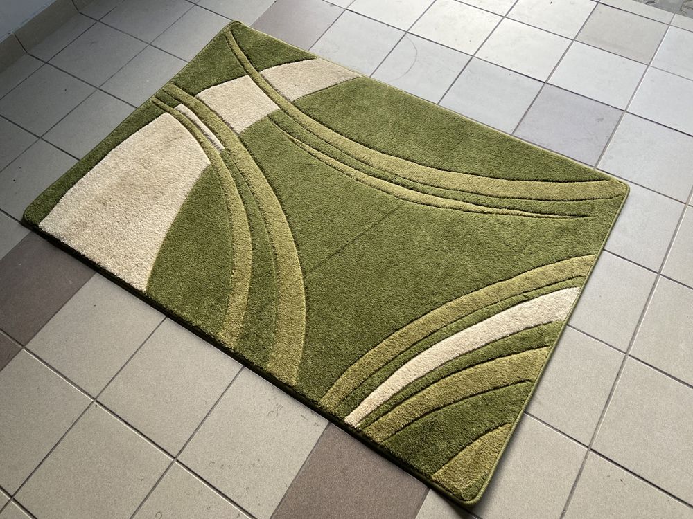 Dywan zielony Mimosa Oregano 120x170cm gruby nowoczesny Jysk