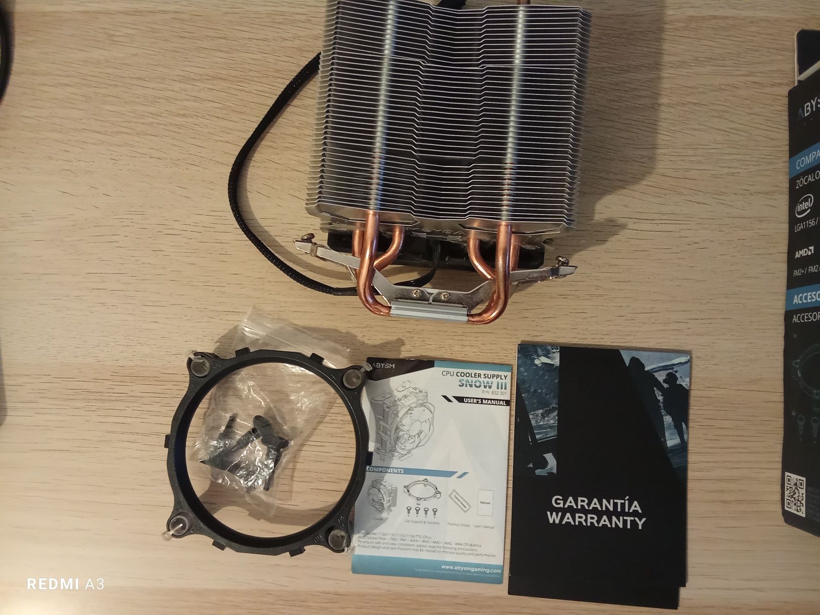 Cooler para AMD e Intel ABYSM SNOW III com 5 anos de garantia