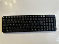 Klawiatury. HP Omen Spacer, Logitech, Wireless Keyboard, Deltaco Gemig