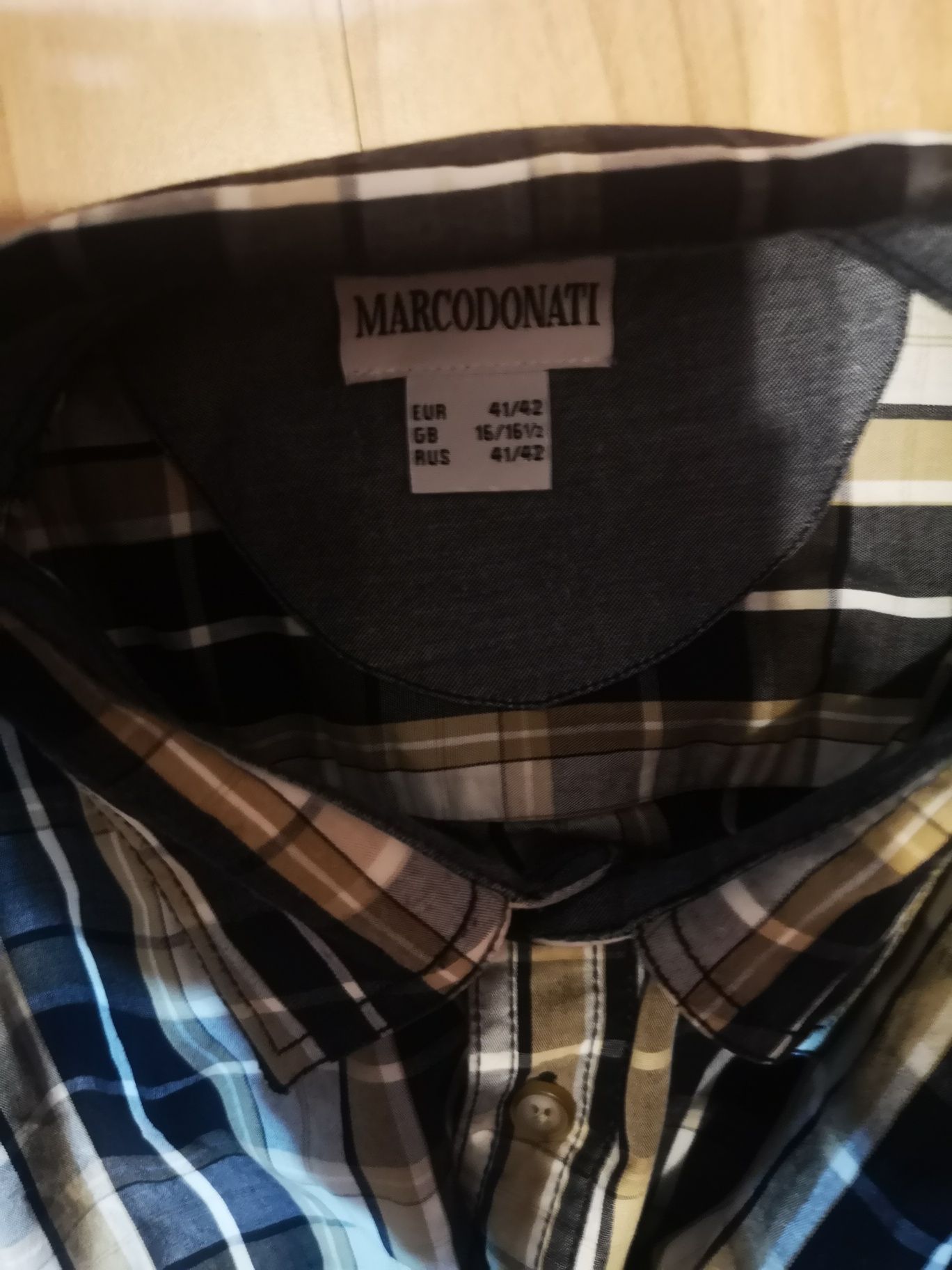 Koszula Marco Donati 41/42 ładna kratka