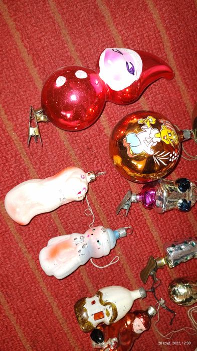 Елочные новогодние игрушки из СССР