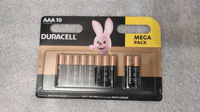 Комплект батареек Duracell AAA10 mega pack