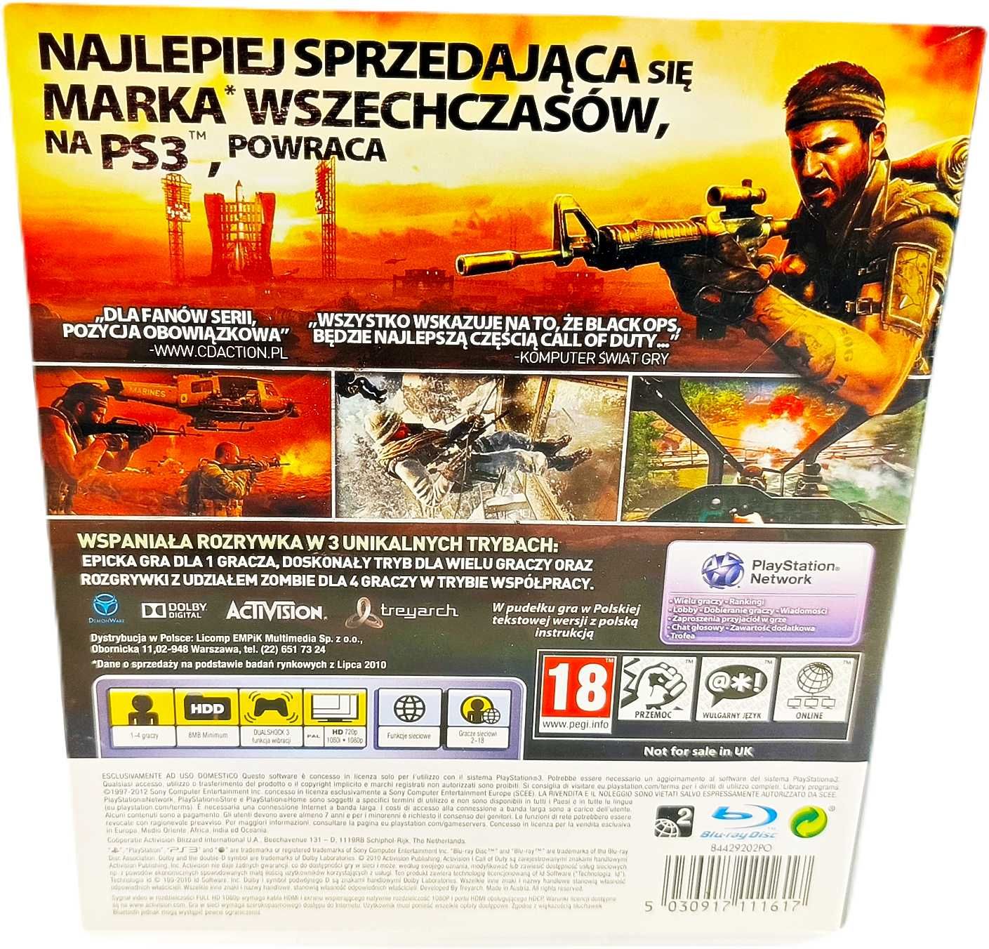 Gra naa konsolę Call of Duty Black Ops