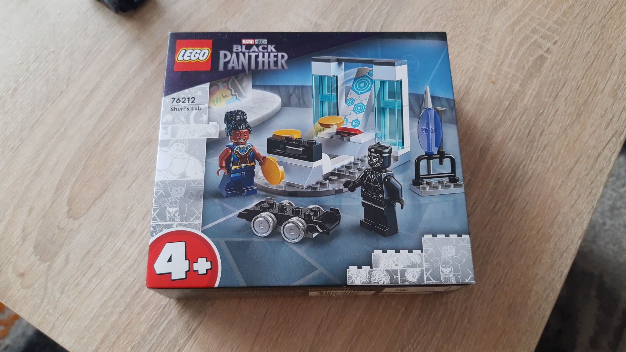 Nowe klocki  LEGO Super Heroes 76212 Laboratorium Shuri.4+