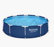 Basen stelażowy 305x76 cm z pompą Bestway Steel Pro