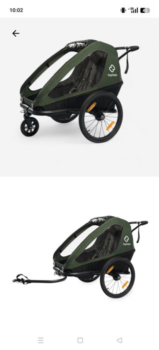 Przyczepka rowerowa hamax jak nowa