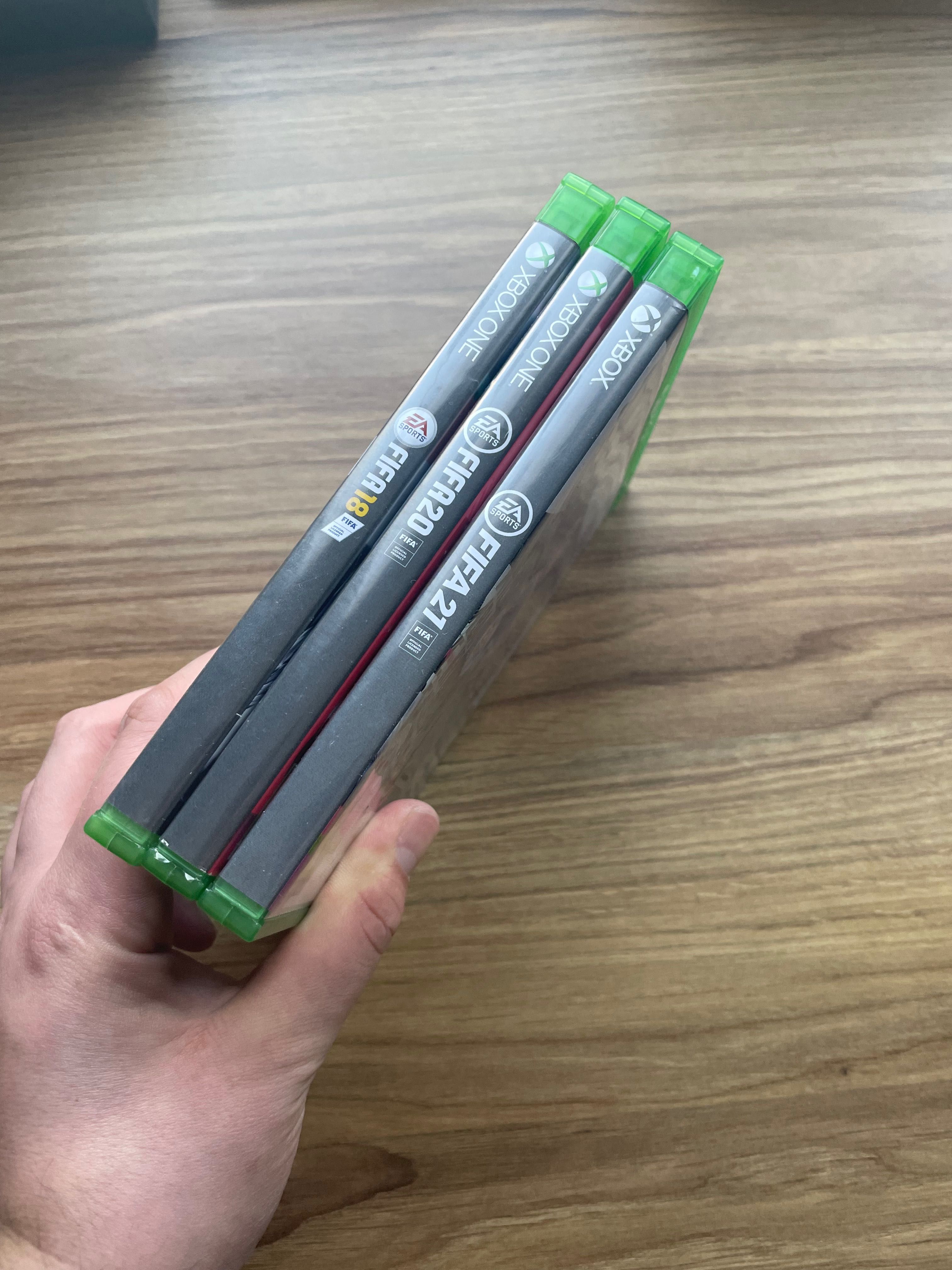 3x Gry Fifa Xbox One 18/20/21 Komplet 60zl/Wys!