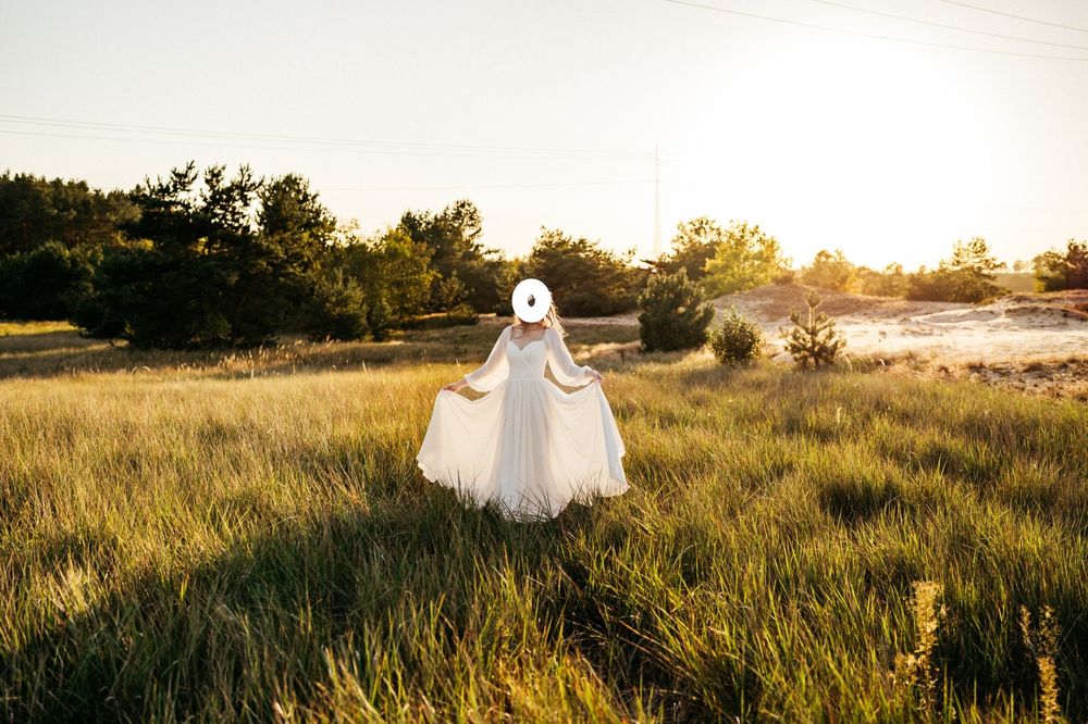 Suknia ślubna krój litera A