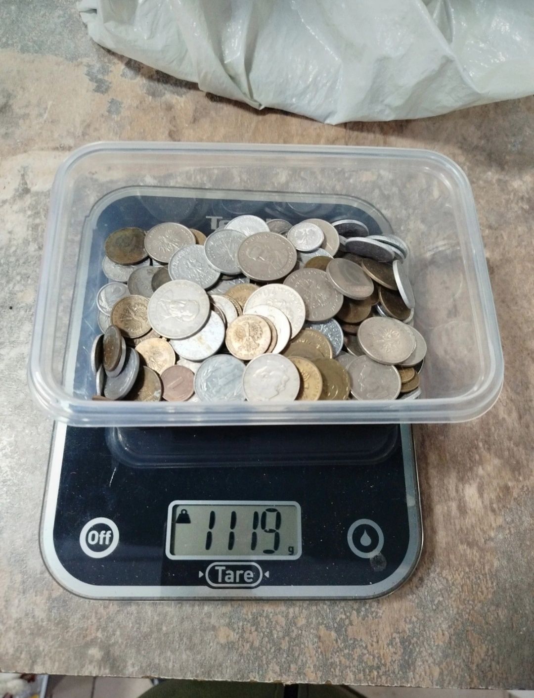 Stare monety PRL 1,1kg