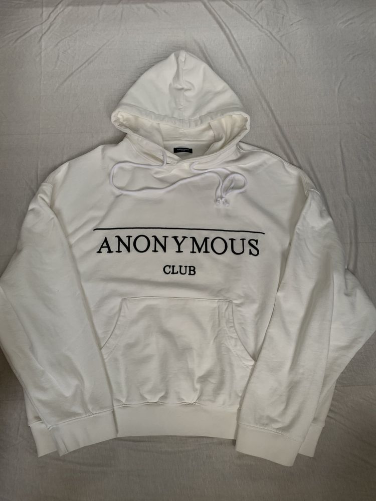 Anonymous Club White Hoodie
