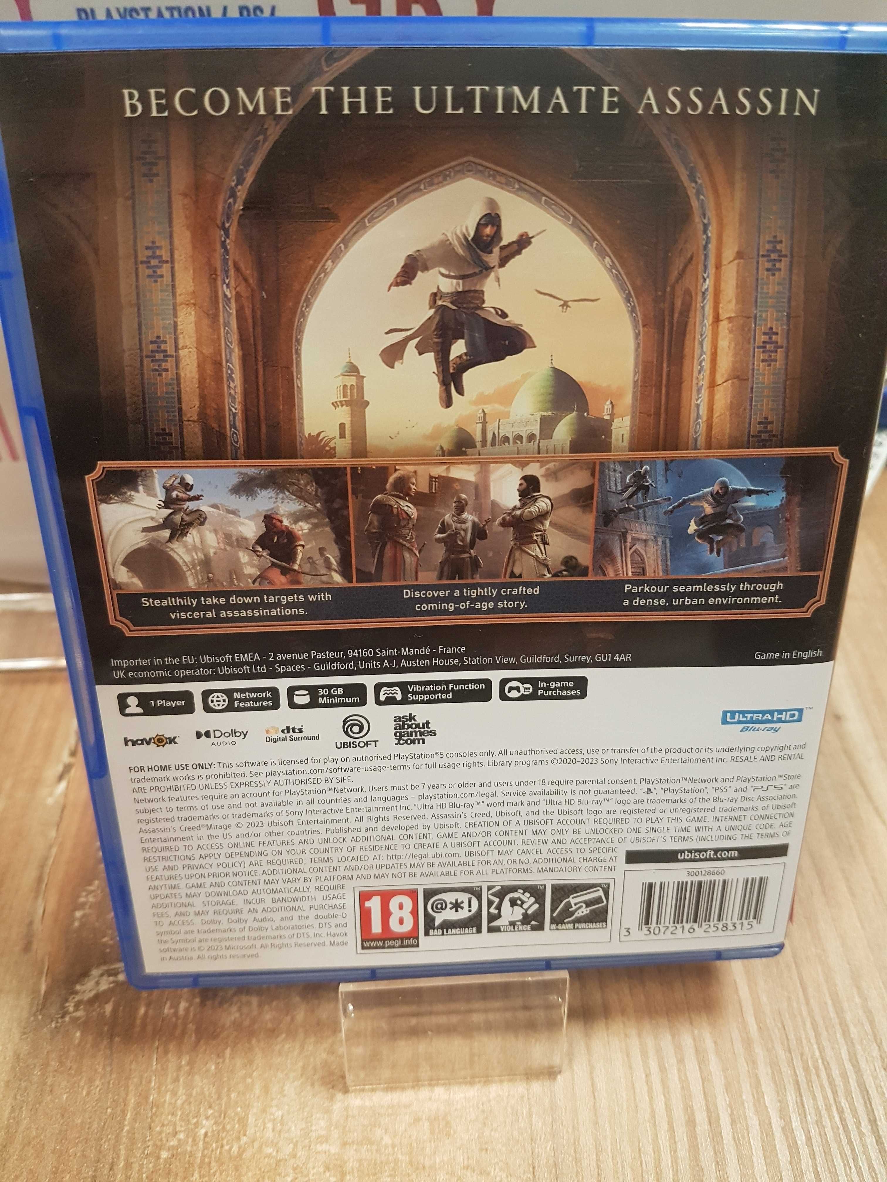 Assassin's Creed: Mirage PS5, Sklep Wysyłka Wymiana