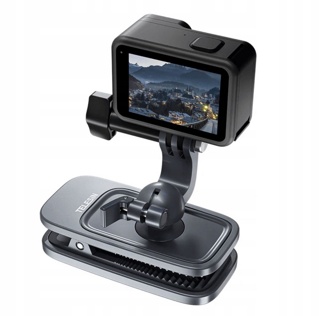 Uchwyt Montażowy Do Plecaka Czapki Odzieży Do GoPro HERO DJI Osmo Inst