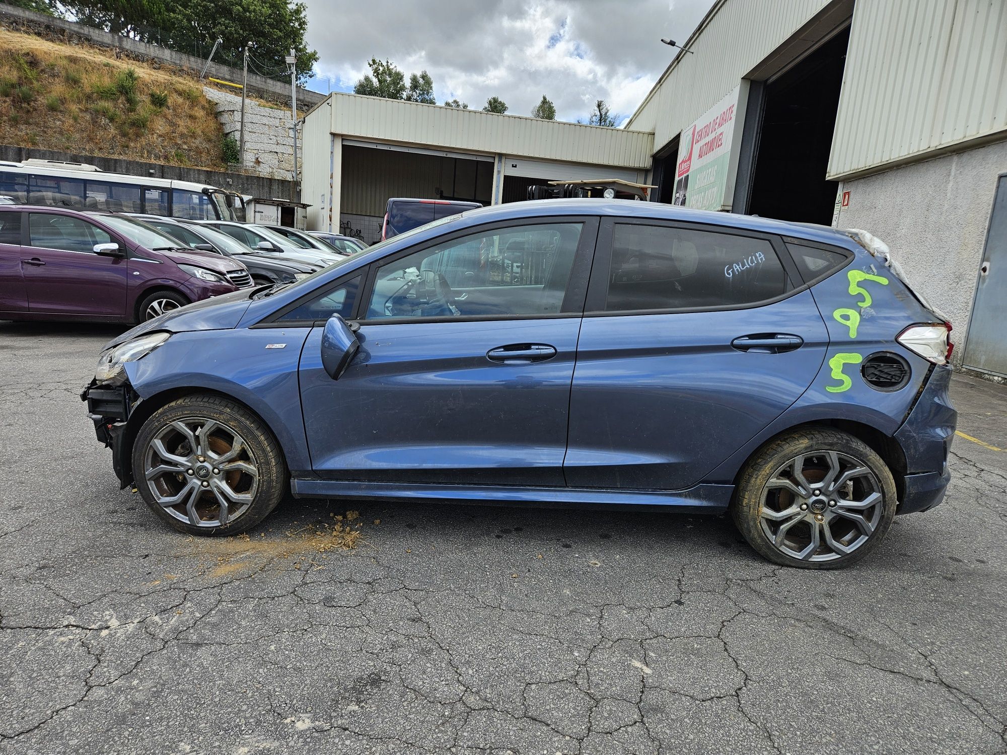 Ford Fiesta VII ST Line 1.0 Ecoboost de 2019 para peças