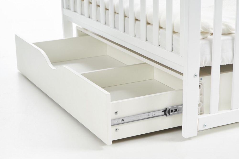 Дитяче ліжко кроватка Верес з маятником та шухлядою+матрац