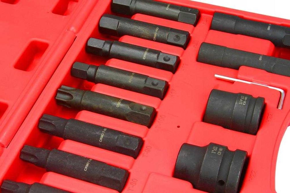 Zestaw Nasadek I Bitów Udarowych 3/4 Zestaw Udarowy SOLIDNY