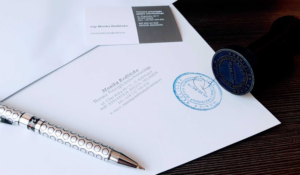 Tłumacz  przysięgły j. niemiecki tłumaczenia poświadczone i  zwykłe