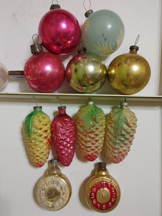 Ёлочная игрушка часы СССР ёлочная игрушка гигант игрушка большая