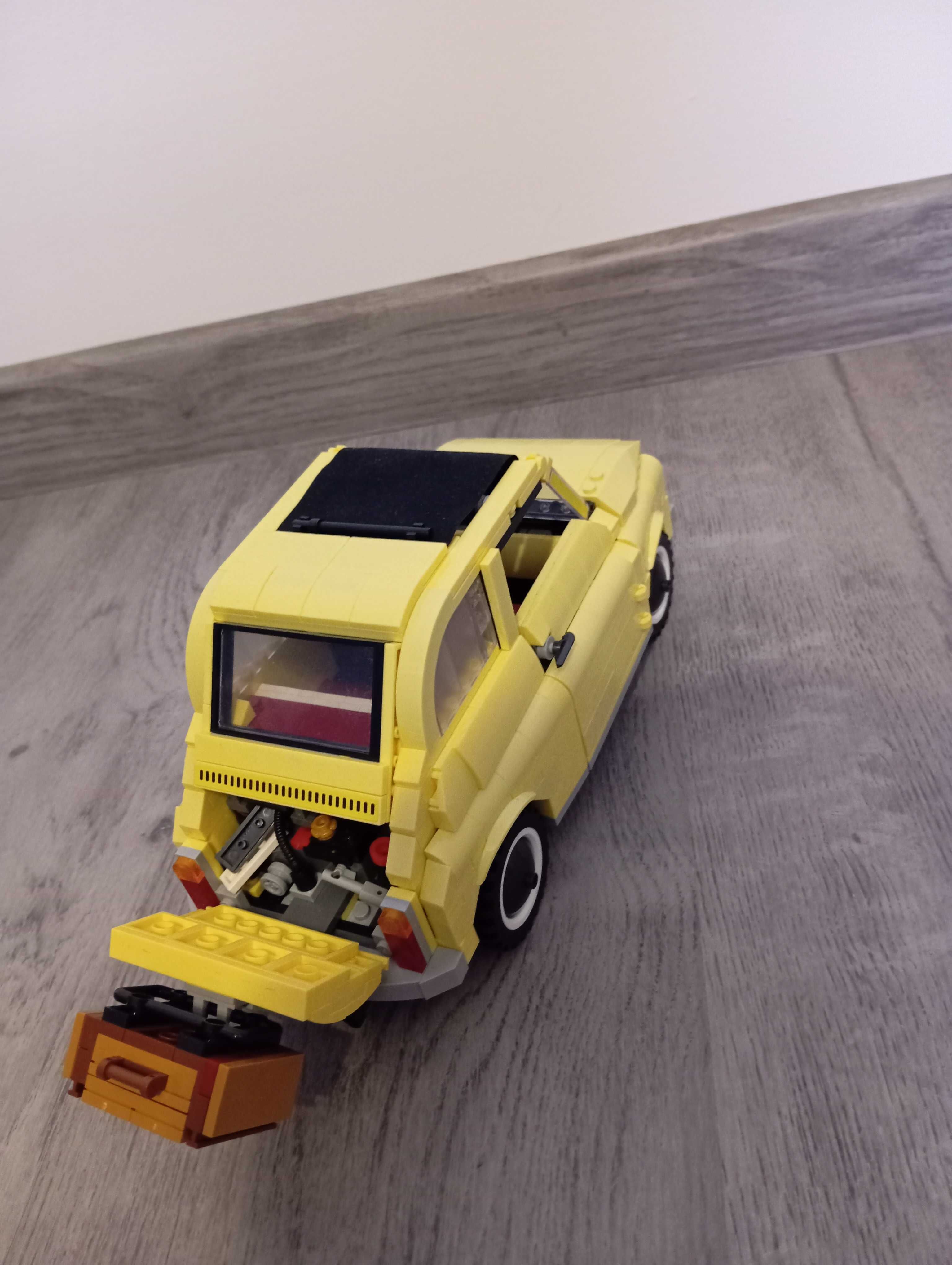 Fiat 500 - zestaw klocków LEPIN. Odpowiednik zestawu LEGO 10271.