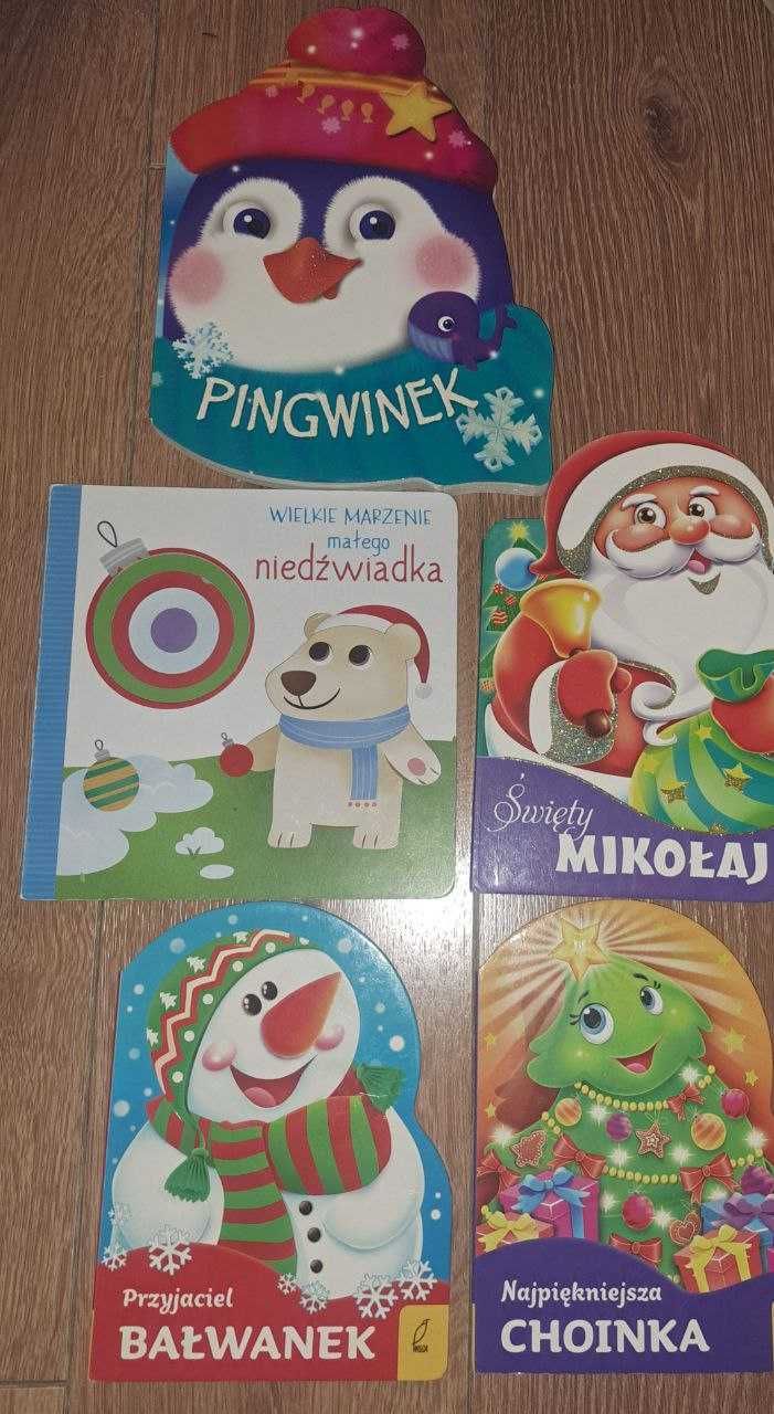 Zimowe książki dla dzieci z kartonowymi stronami