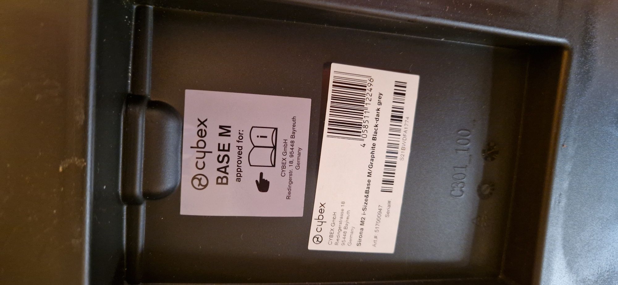 Cybex zestaw nosidełko Aton M, baza M isofix, fotelik Sirona M2 i-Size