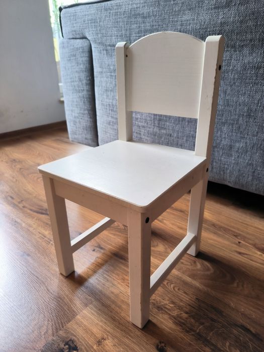 Krzesełko drewniane dla dzieci IKEA