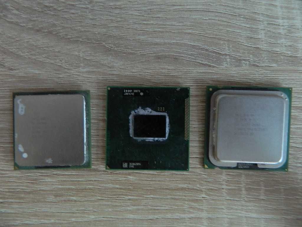 procesor celeron 2.66 ghz + celeron 2 ghz + i3 2.3 ghz pogięte piny