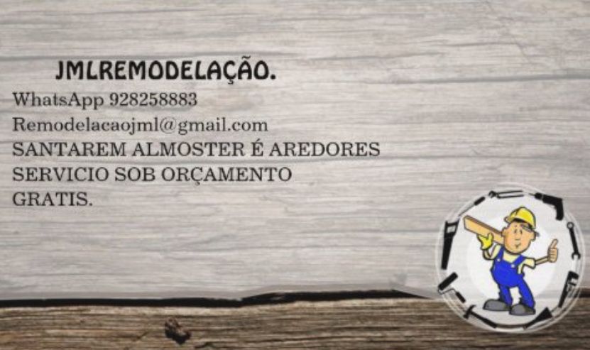 Remodelaćão obras trabalhos indiferenciados.