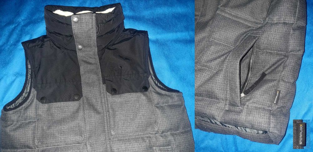 Jack Wolfskin Stormlock Vest Down Jacket Kamizelka Męska Puchowa M/L