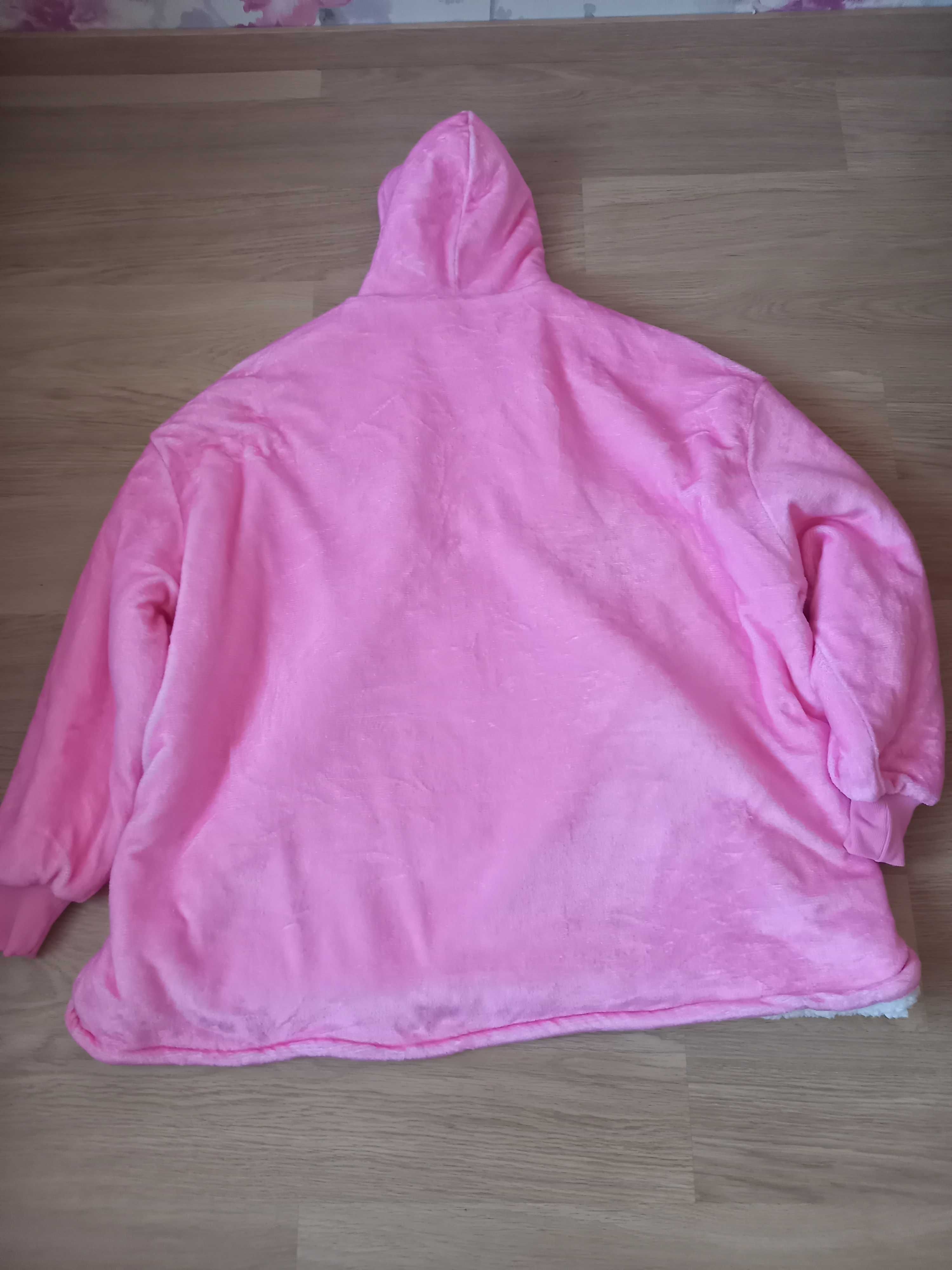Różowa kocobluza Aloha from Deer hoodie