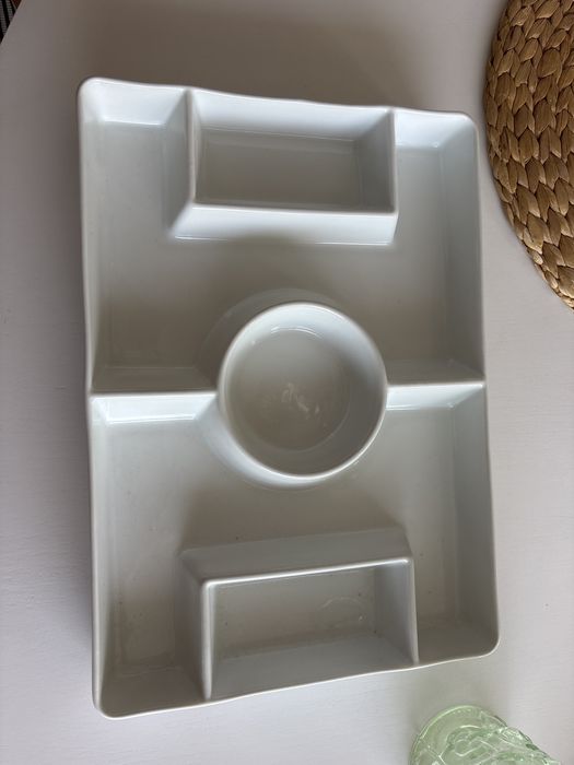 Jome&you duza porcelanowa patera futbol taca na przekaski talerz boisk