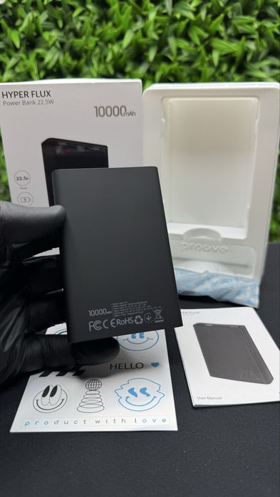 Портативна Батарея Proove Hyper Flux 22.5W 10000mAh, black
