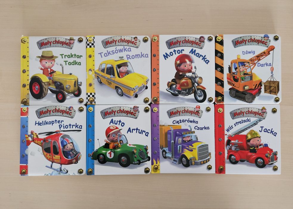 Zestaw 8 książek, książeczek dla dzieci z serii Mały chłopiec
Wydawnic