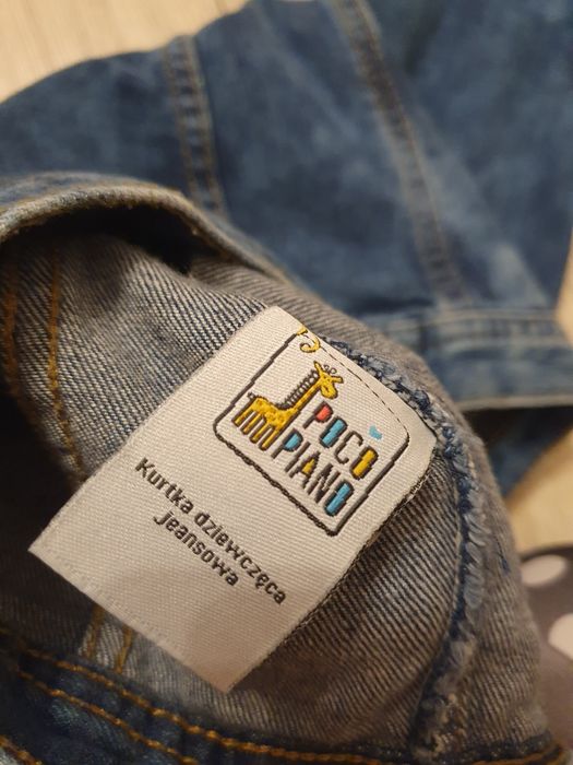 Kurtka jeansowa dla dziewczynki r. 110-116
