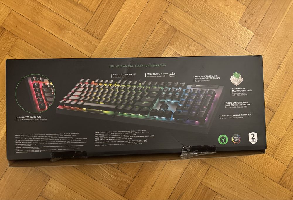 Klawiatura Gamingowa Razer blackwidow v4 X