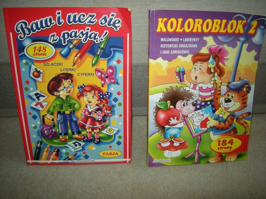 Dwie mega księgi z zabawami dla dzieci 368 stron