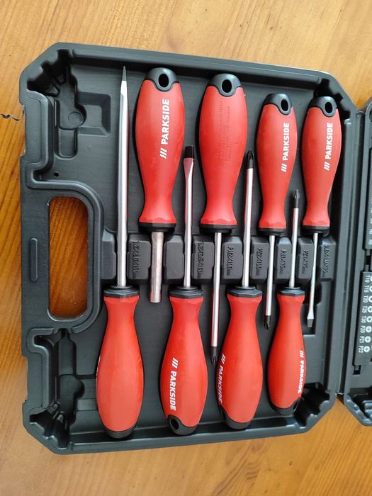 Conjunto de chaves de fendas