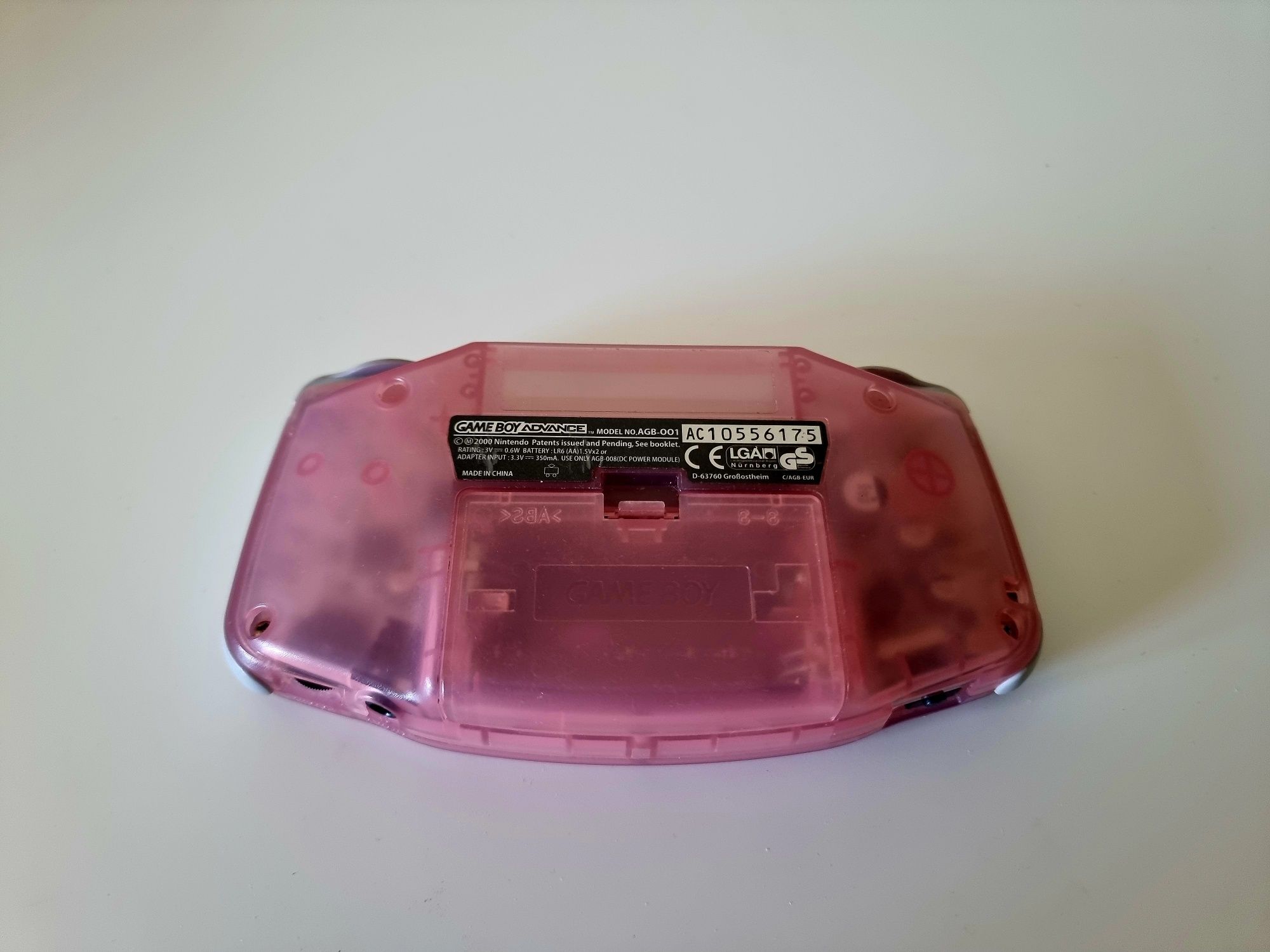 Konsola Gameboy Advance komplet box różowa GBA