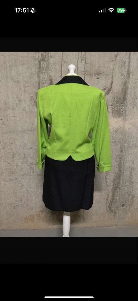 Garnitur limonka vintage