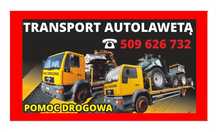 Transport Maszyn Rolniczych Budowlanych ciągników laweta pomoc drogowa