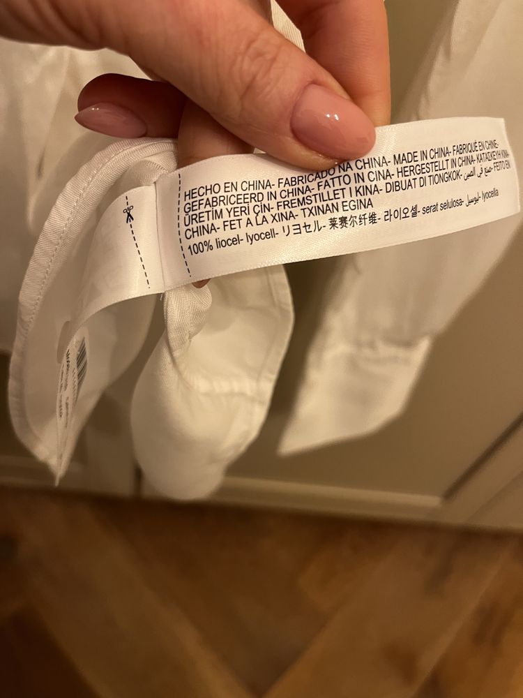Koszula Massimo Dutti biała klasyczna