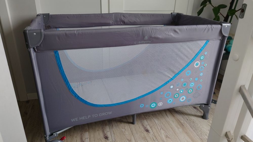 Łóżeczko turystyczne Babyono dwupoziomowe 60*120 cm