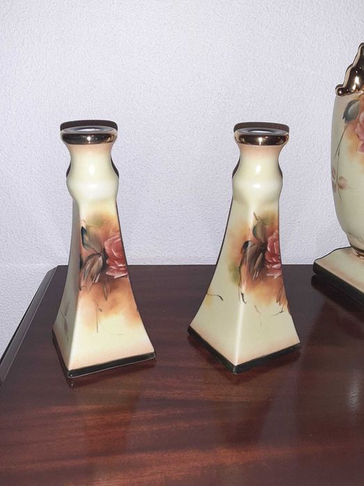 Castiçais em porcelana "Vessaray"