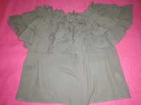 Blusa verde com folhos da Lanidor