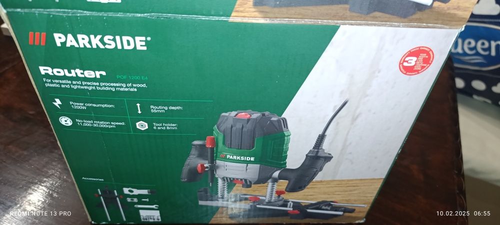 Новий Фрезер Parkside