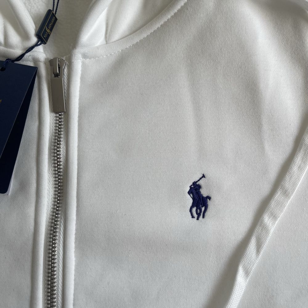 Casaco com fecho branco Polo Ralph Lauren com Fatura
