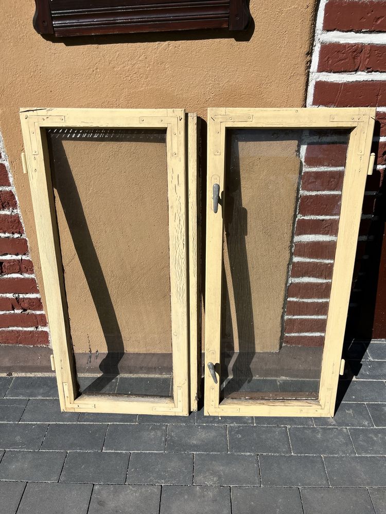 Drewniana rama okienna na lustro DIY rustykalny prowansalski home