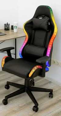 геймерське крісло з підсвіткою ігрове крісло kruger matz gx 150