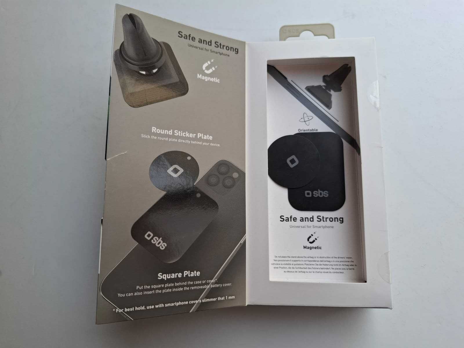 SBS suporte de telemóvel magnético para prender no ventilador de carro